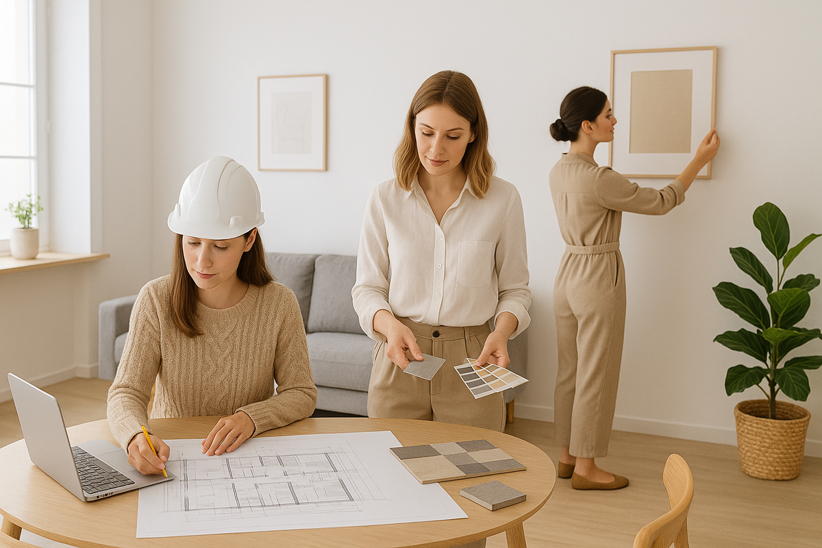What’s the Difference Between an Architect, an Interior Designer, and an Interior Decorator?