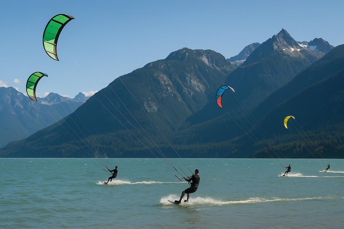Kiteboarding in Squamish, BC: Riding the Wind at Howe Sound
