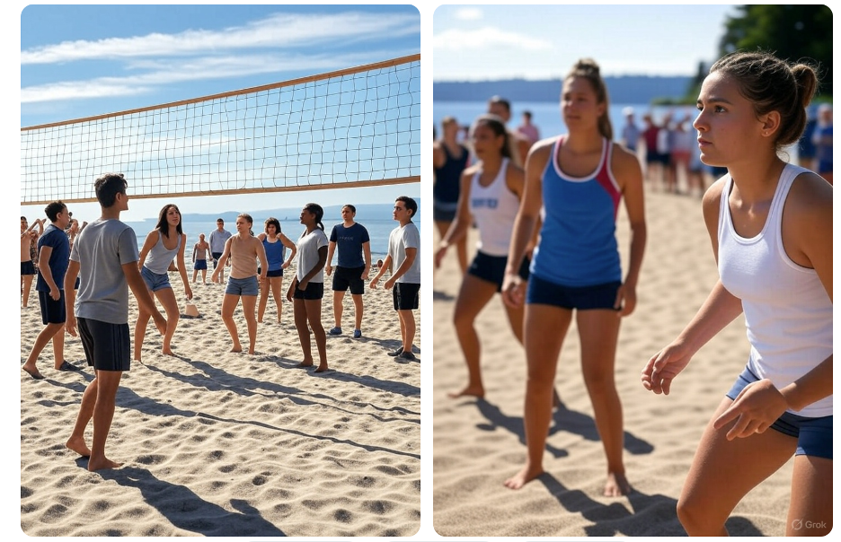 Vancouver Open Spikes Kits Beach!