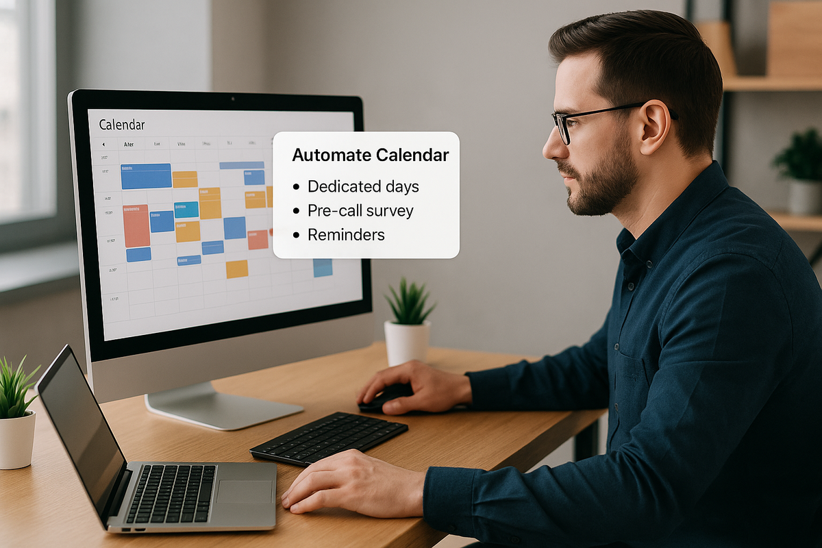 Automate Your Calendar to Raise Capital Smarter, Not Harder
