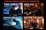 Four of Germany's Finest Hit Vancouver Stages