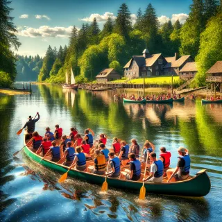 Langley Profile: Paddle the Fraser with the Fort Langley Canoe Club – No Experience Needed!