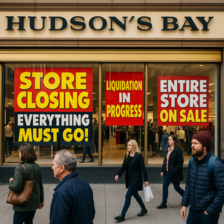 Hudson’s Bay Closes Most Stores, 9000 Jobs at Risk