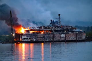 Queen of Sidney Ferry Fire Destroys Iconic BC Vessel