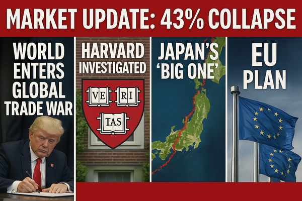 WBN TV - Global Market Update WBN TV - Global Market Update: April 82nd 2025 -: Market Update: 43% Collapse