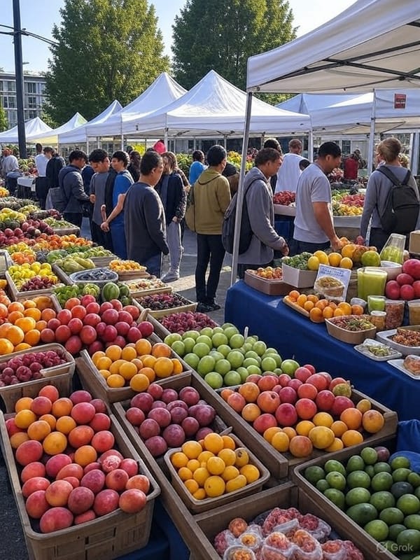 Summer Brings Farm Fresh Produce to the City