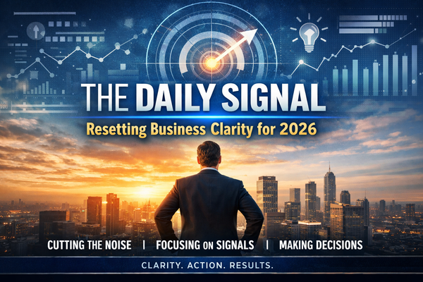 The Signal Reset: 12-31-25 How 2026 Will Be Read Daily Excerpt