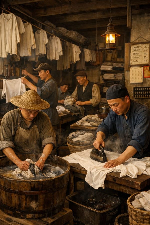 From Laundries to Algorithms: What Displaced Workers Build Next